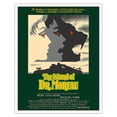 thumbnail image 1 of The Island of Dr. Moreau - Starring Burt Lancaster Michael York - Vintage Film Movie Poster by David Klein c.1977 - Fine Art Matte Paper Print (Unframed) 16x20in, 1 of 4
