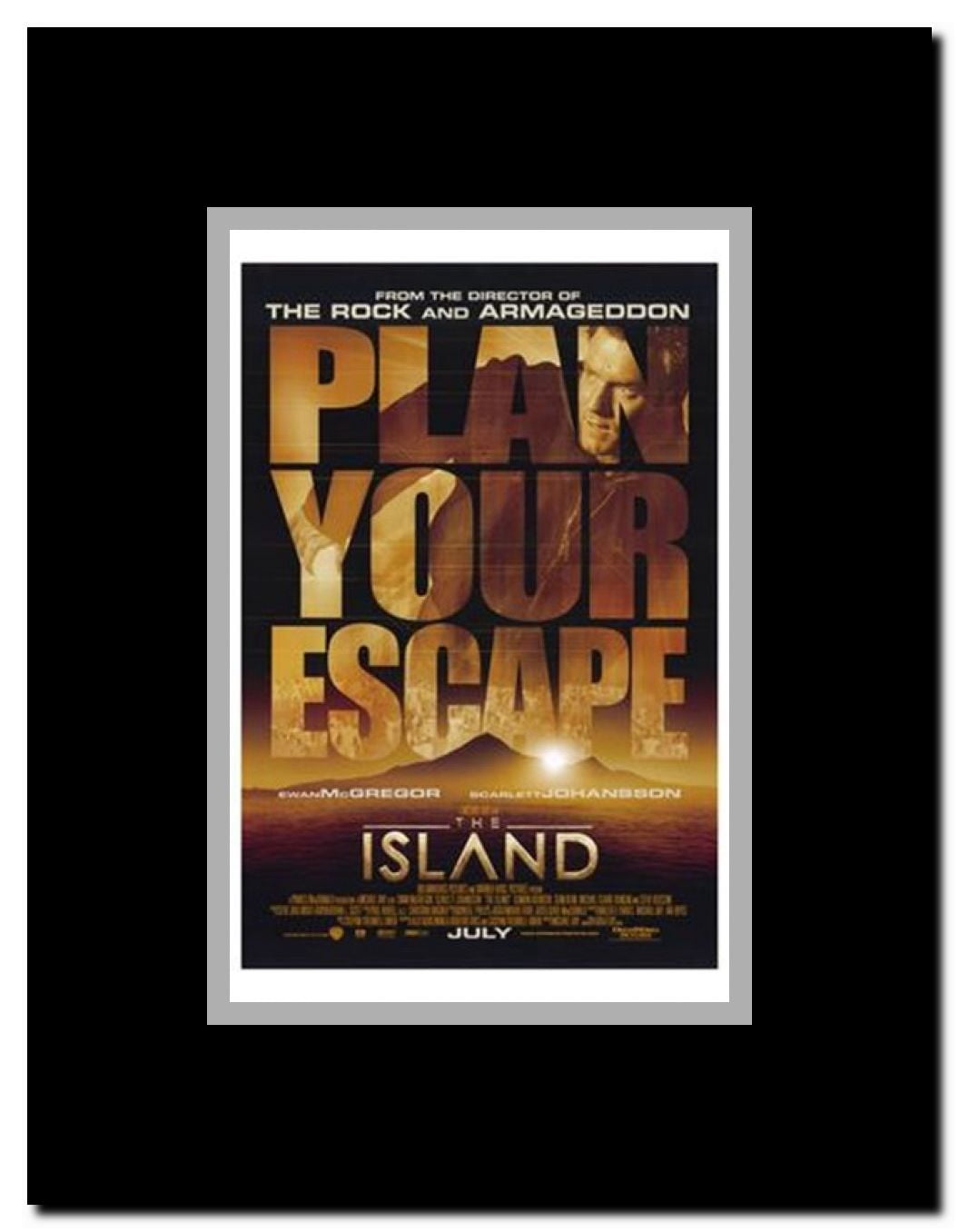 The Island Framed Movie Poster