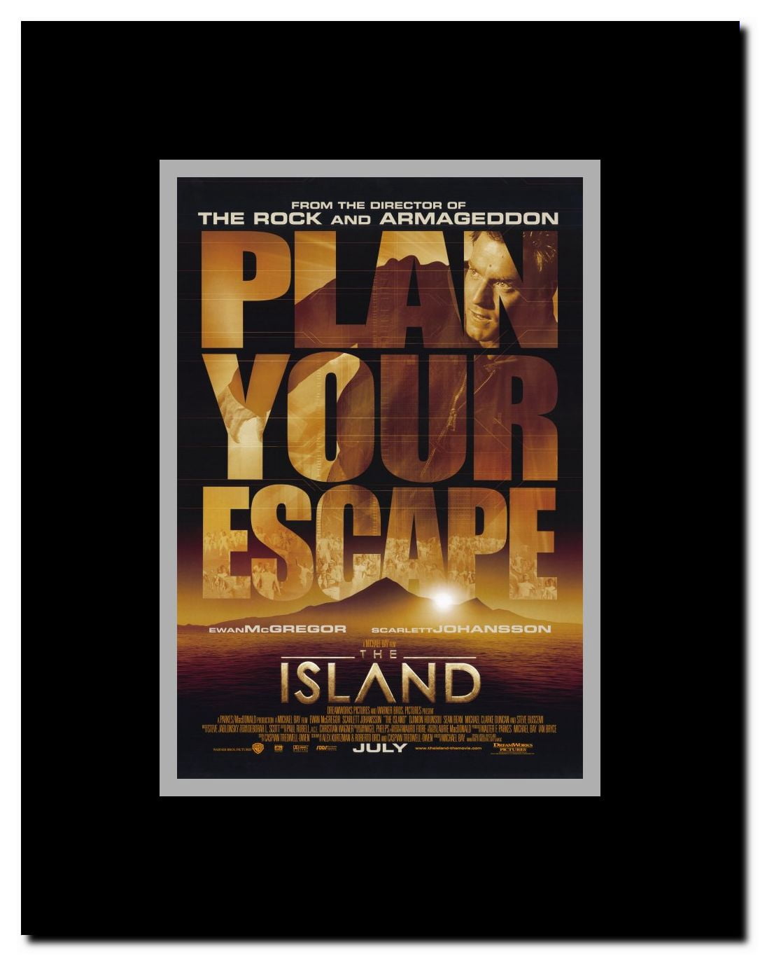 The Island Framed Movie Poster