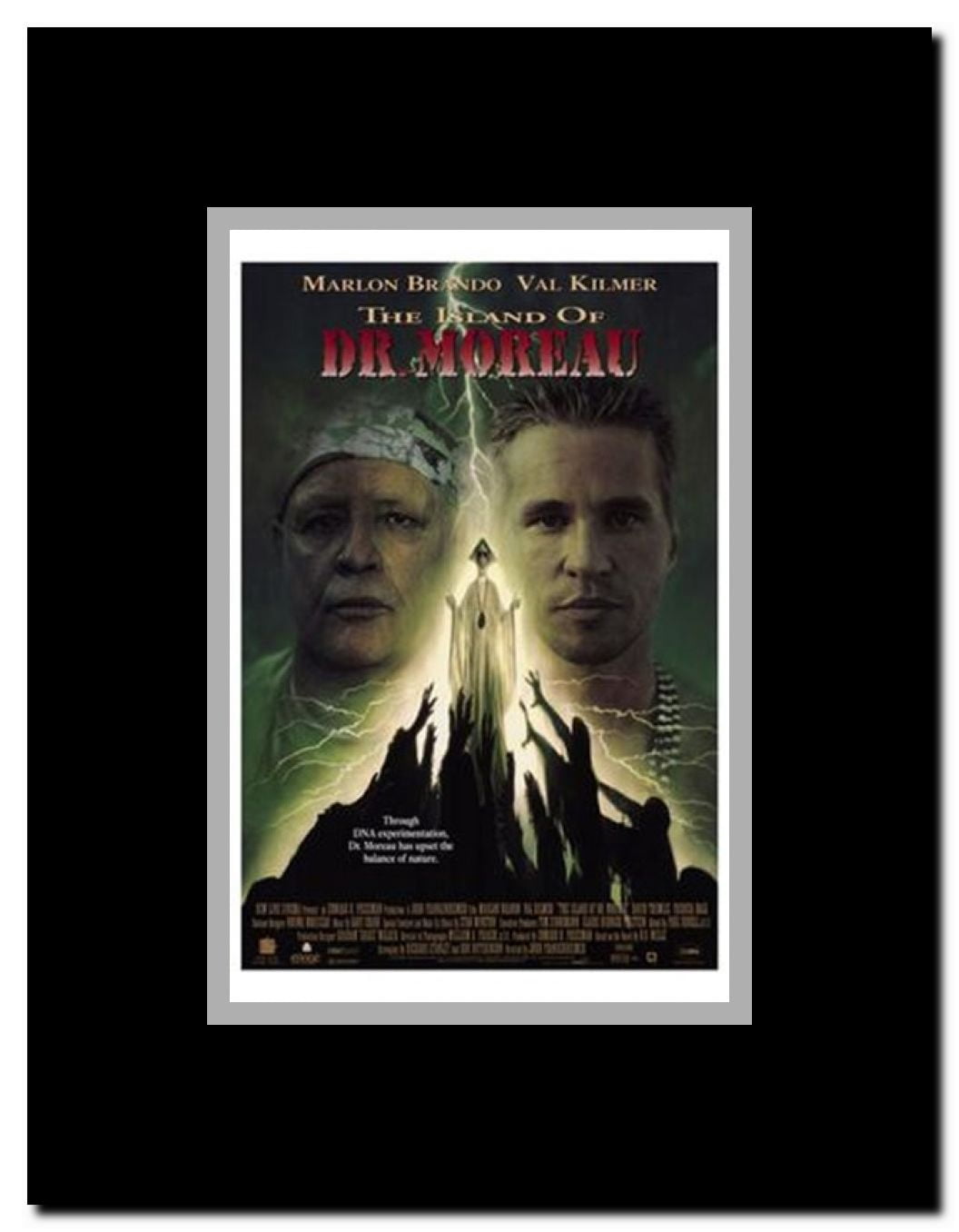 The Island of Dr Moreau Framed Movie Poster