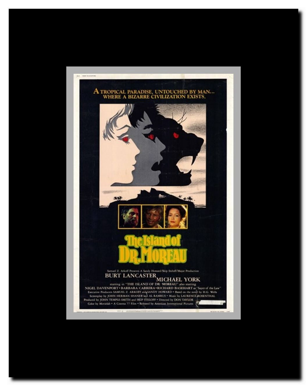 The Island of Dr. Moreau Framed Movie Poster