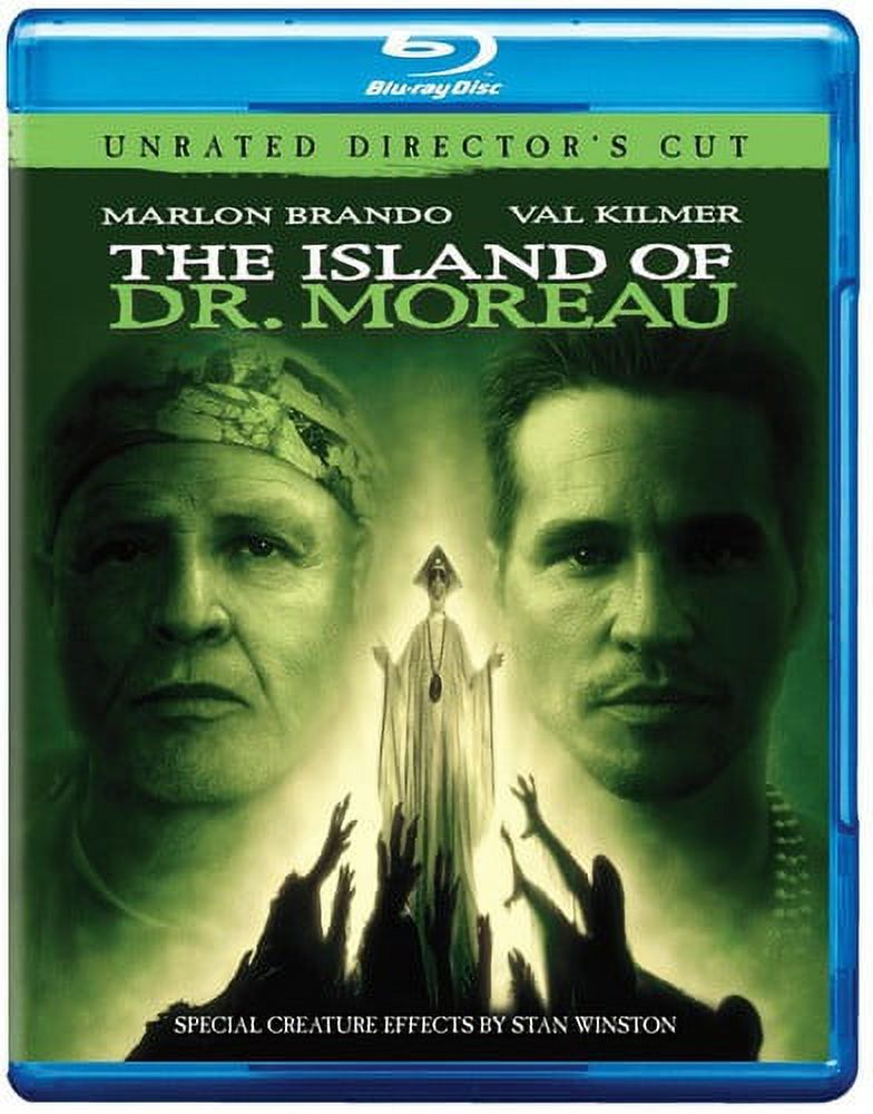 The Island of Dr. Moreau (Unrated Director's Cut) (Unrated) (Blu-ray), New Line Home Video, Horror - image 1 of 2