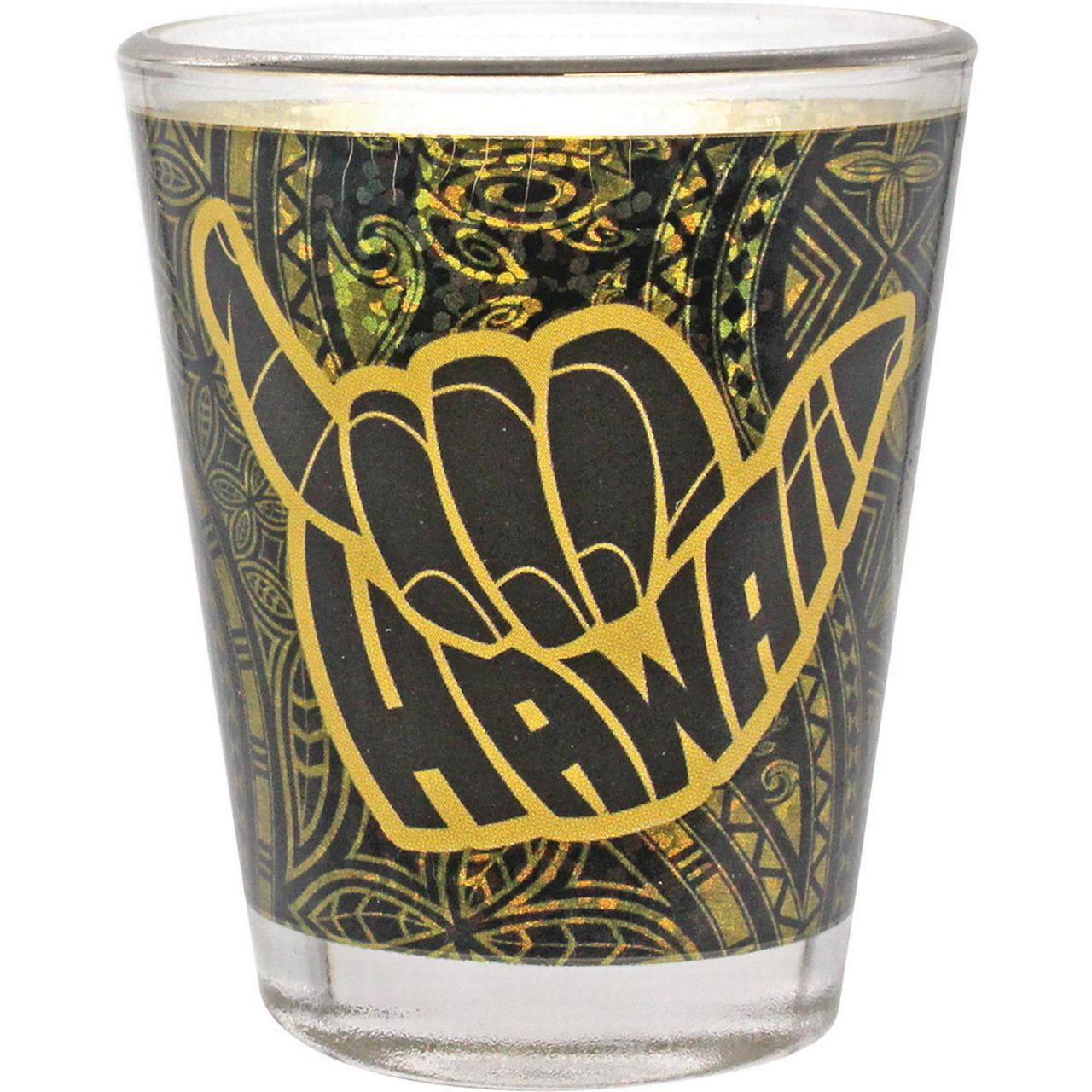 The Islander Group Foil Based Shaka Tribal Shot Glass
