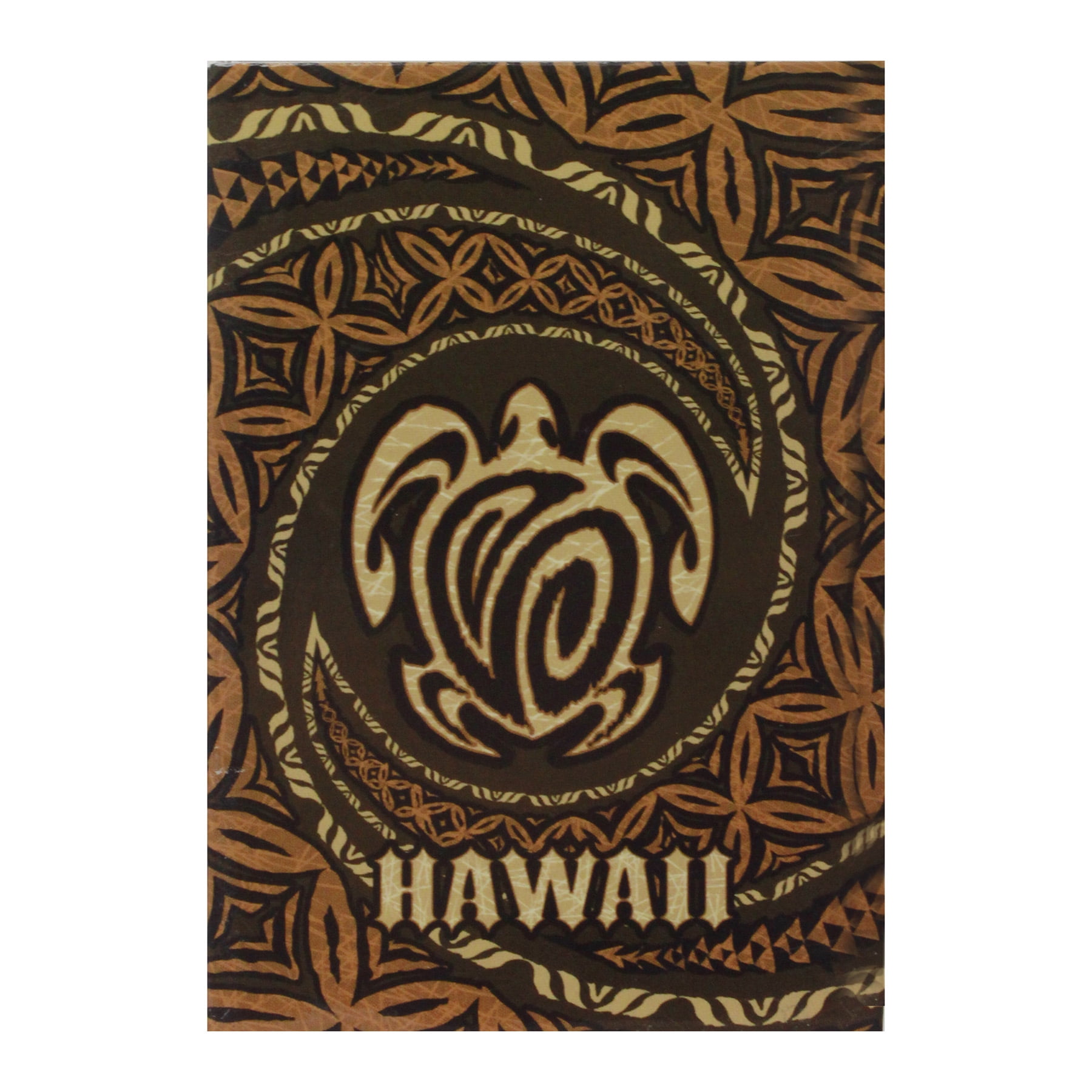 The Islander Group Hawaii Playing Cards Honu Turtle Pareo Tapa