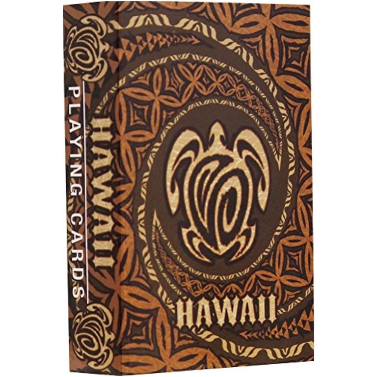 Islander Flooring Hawaii Playing Cards Honu Turtle Tribal Design