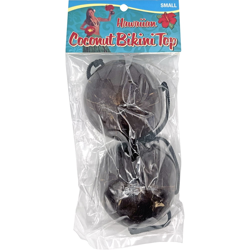 The Islander Group Small Hawaiian Coconut Bikini Top