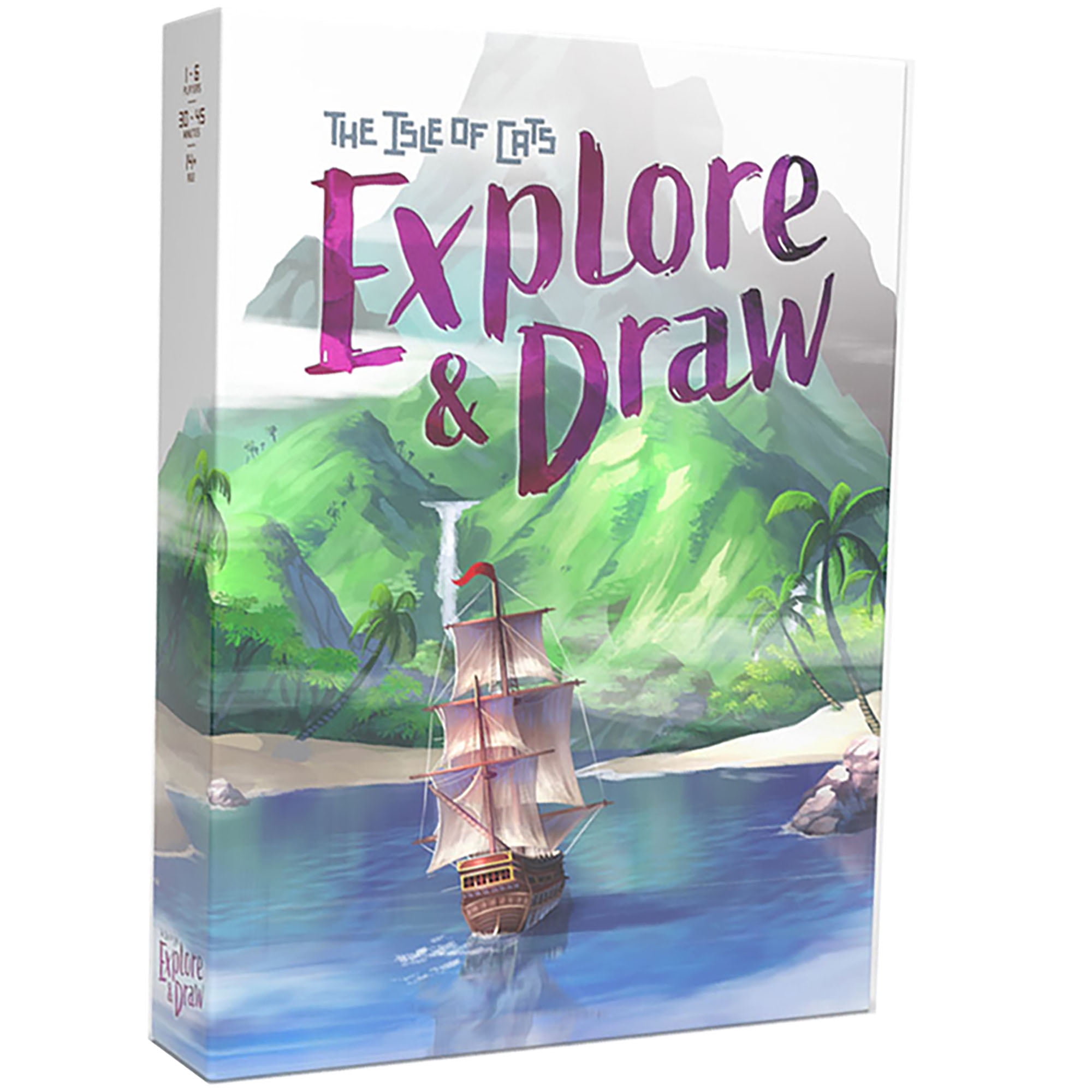 The Isle of Cats: Explore & Draw - Boardgame, Ages 10+, 1-6 Players, 30-45  Min 