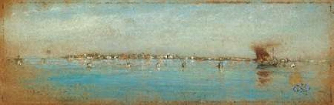The Isles Of Venice 1880s Canvas Art - James McNeill Whistler (12 x 36)