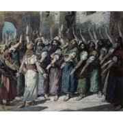 The Israelites Declare Vengeance James Tissot 1836-1902 French Jewish Museum New York USA Poster Print - 18 x 24 in.