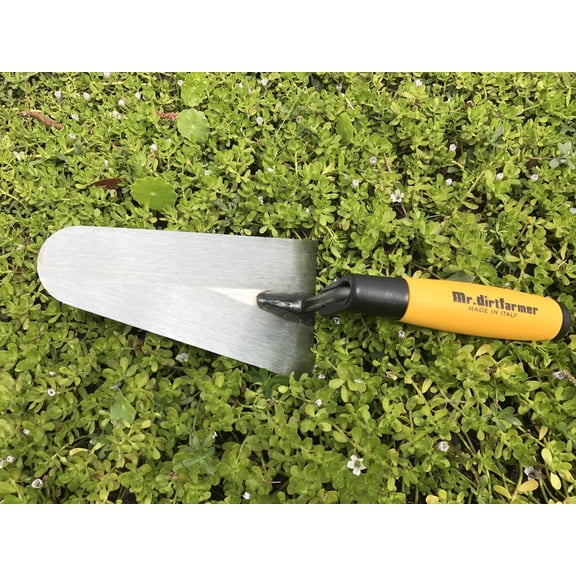 "The Italian" Carbon Steel Super Grip Garden Flat Trowel