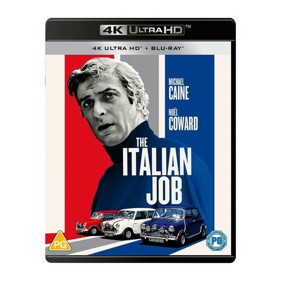 The Italian Job (4K Ultra HD) Irene Handl Robert Powell Simon Dee Rossano Brazzi Michael Caine