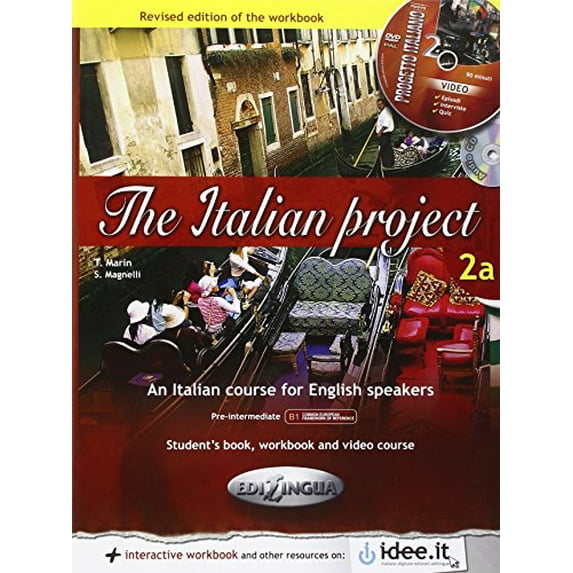Pre-Owned The Italian Project: Student's book + workbook + DVD + CD-audio 2a Paperback