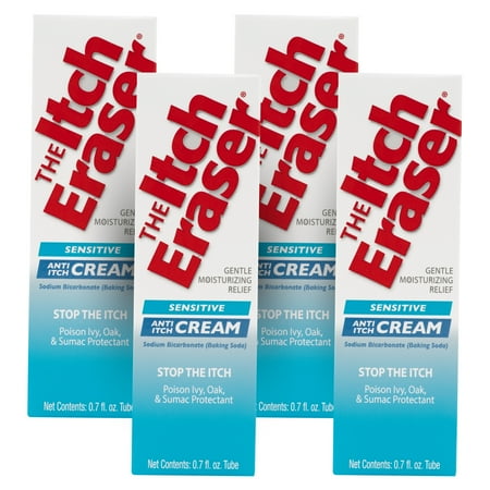 The Itch Eraser Sensitive Cream - 0.7 Fl Oz (4 Pack)