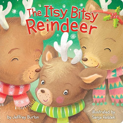Pre-Owned The Itsy Bitsy Reindeer, by Jeffrey Burton, (Board book), English