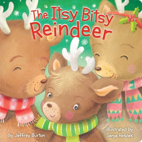 Pre-Owned The Itsy Bitsy Reindeer, by Jeffrey Burton, (Board book), English