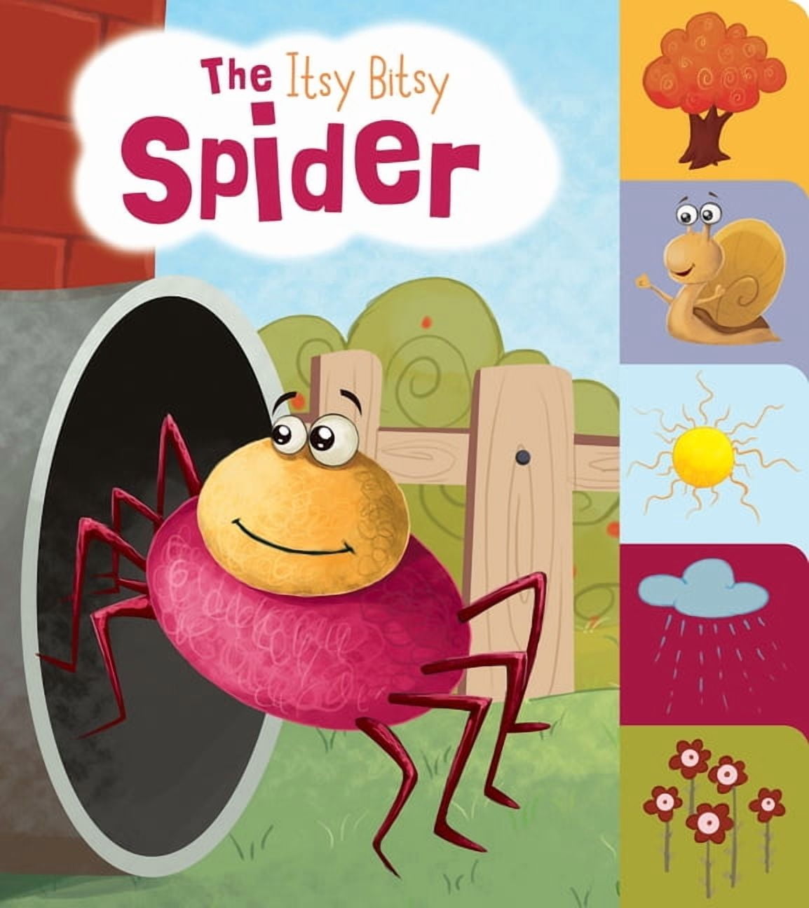 The Itsy Bitsy Spider, (Board Book) - Walmart.com