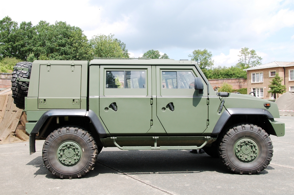 The Iveco Light Mulirole Vehicle Canvas Art - Luc De JaegerStocktrek Images (35 x 23)