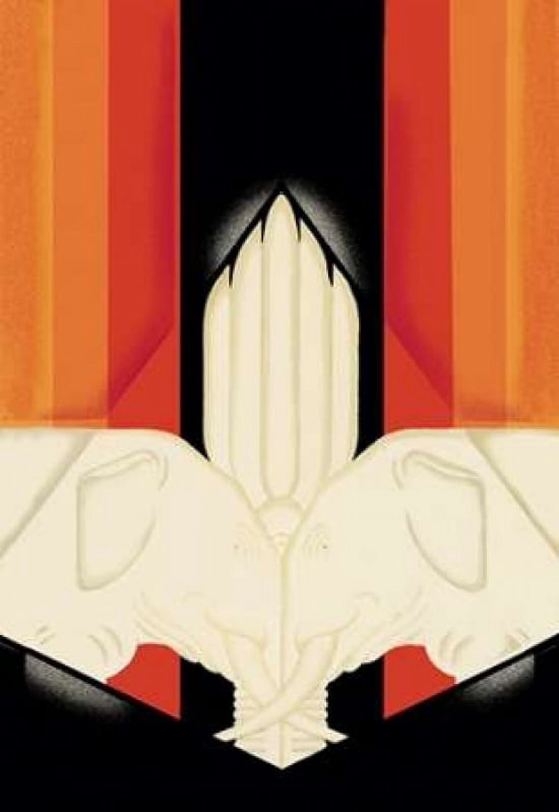 The Ivory Elephants 1927 Canvas Art - Frank McIntosh (24 x 36)