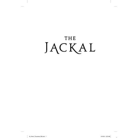 Pre-Owned The Jackal, 1 (Hardcover) 1501195069 9781501195068