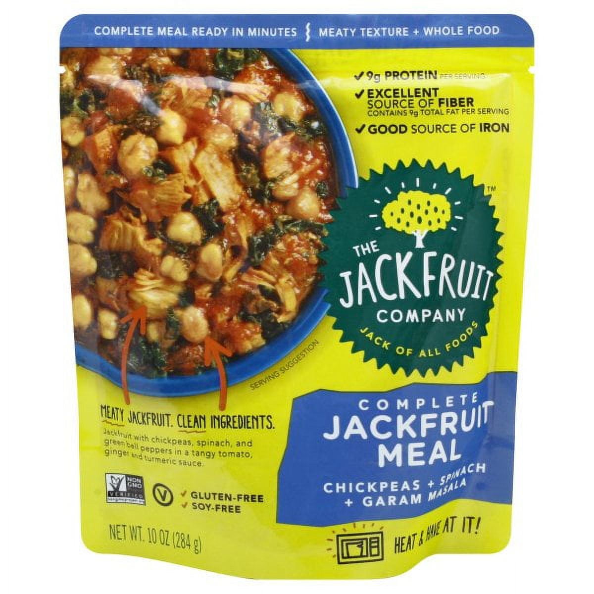 The Jackfruit Company Complete Jackfruit Meal Chickpeas + Spinach + Garam Masala 10 oz