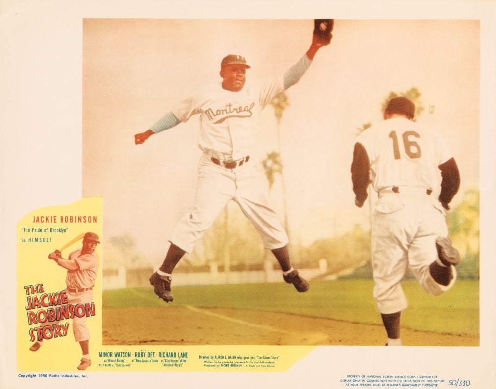 The Jackie Robinson Story Canvas Art - (28 x 22)