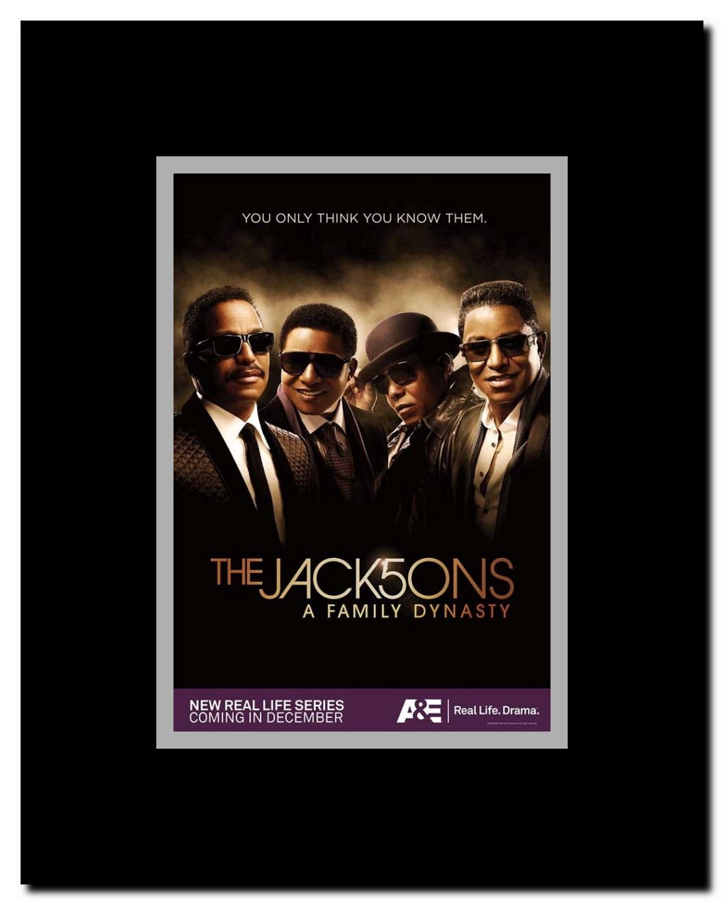 The Jacksons: A Family Dynasty (TV) Framed Movie Poster
