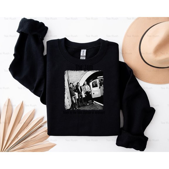 The Jam Down In The Tube Station At Midnight Mod Revival Band Music,T-Shirt, SW, Hoodie Unisex, up to 5XL