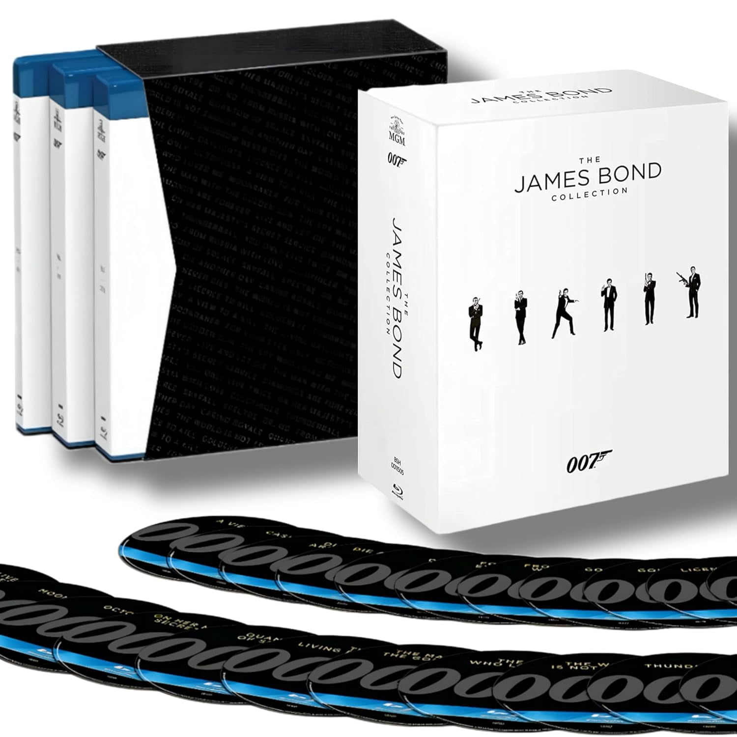 The James Bond Collection 24-Film Blu-ray Box Set Region Free
