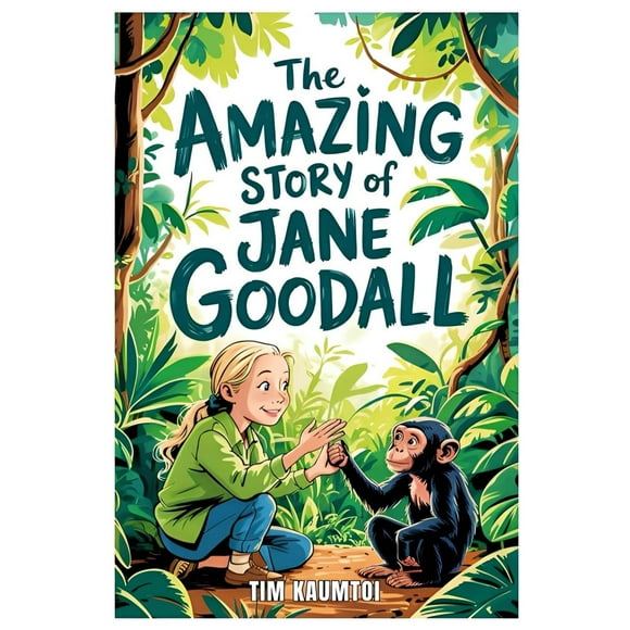 The Jane Goodall Story: Real-Life Adventure of Living with Wild Chimpanzees - Inspirational Conservation Advocate Biography Makeup Organizers