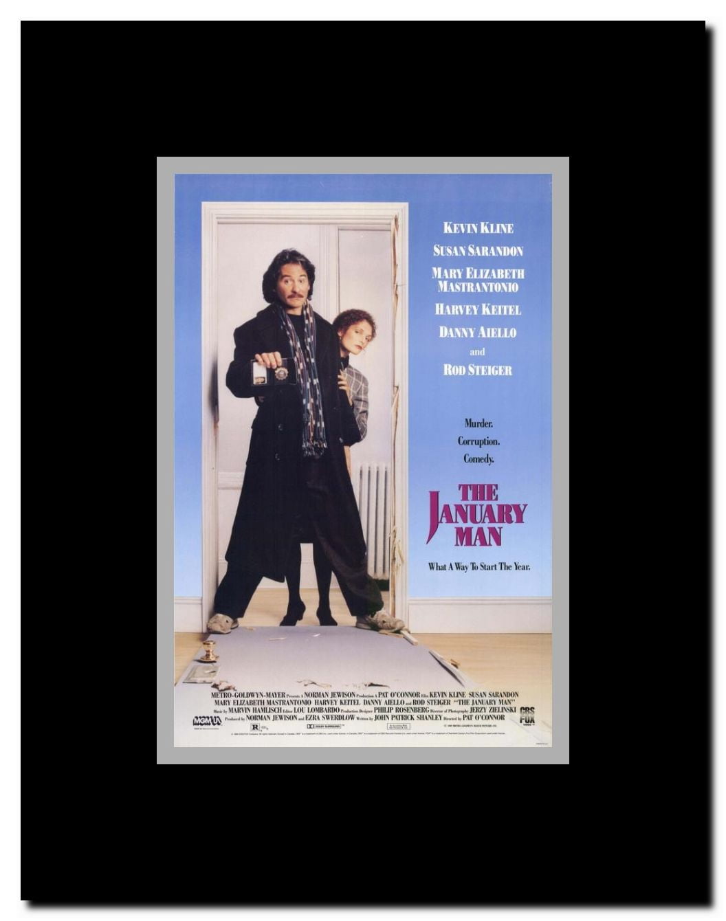 The January Man Framed Movie Poster