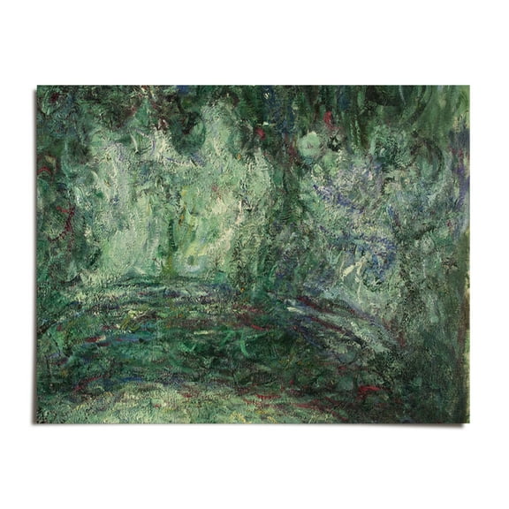 The Japanese Bridge, Detail, 1918-19 - Claude Monet - 8x10 - Wall Art Print - UNFRAMED