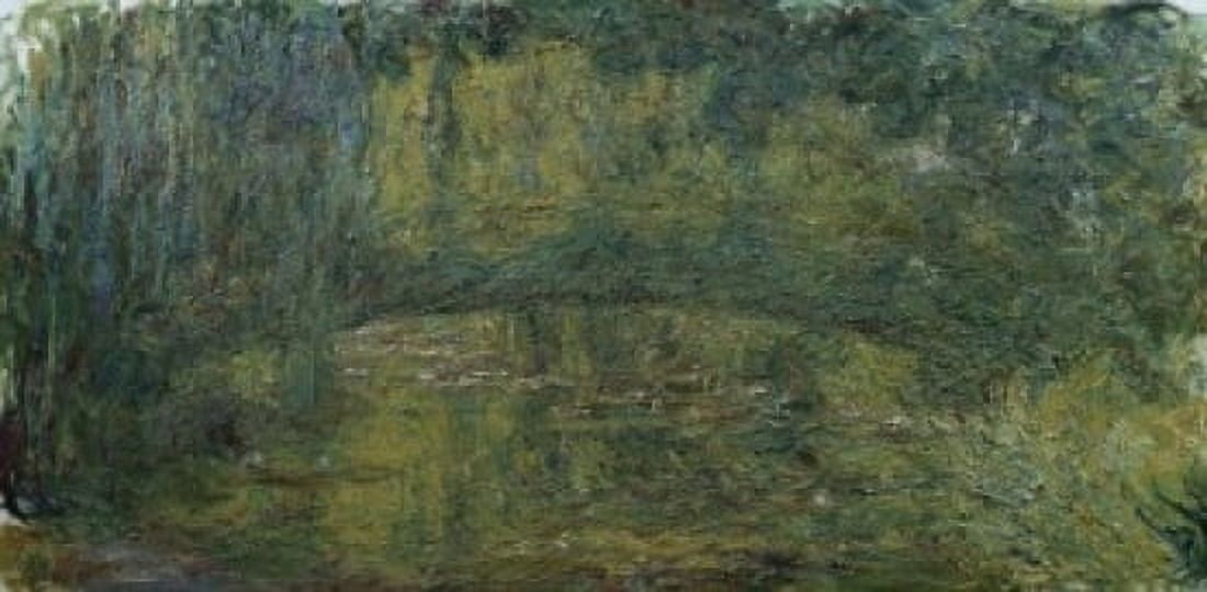 The Japanese Bridge (Le Pont Japonais) 1919 Claude Monet (1840-1926French) Musee Marmottan Paris Canvas Art - Claude Monet (24 x 36)