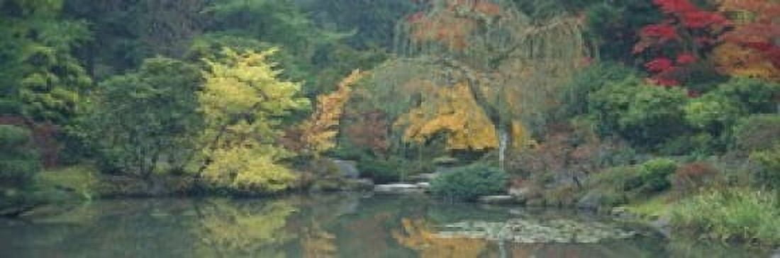 The Japanese Garden Seattle WA USA Canvas Art - Panoramic Images (18 x 6)