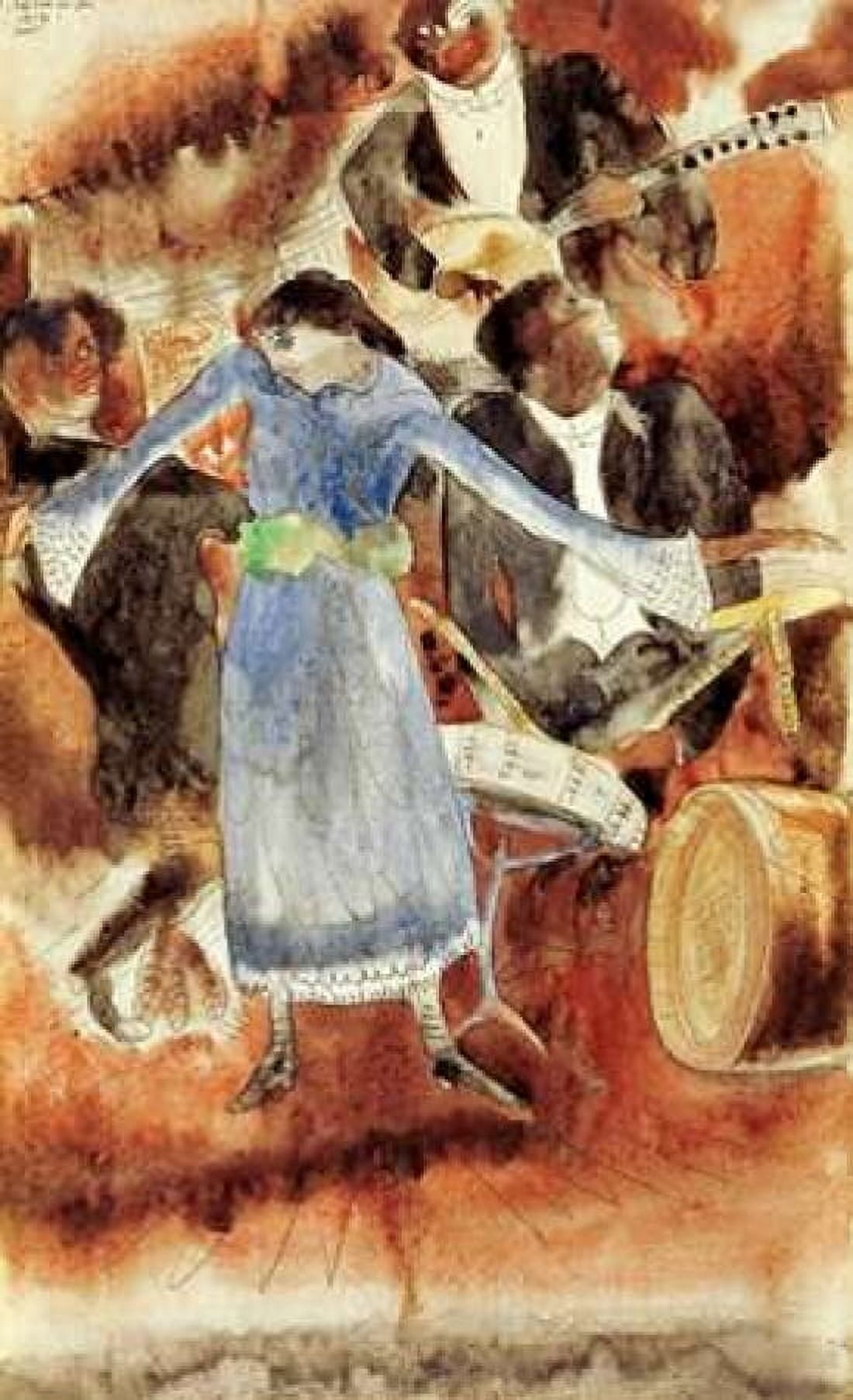The Jazz Singer Canvas Art - Charles Demuth (12 x 18)