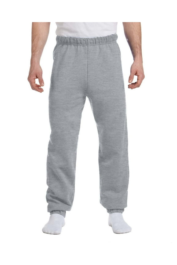 The Jerzees Adult 8 oz. NuBlend® Fleece Sweatpants - ATHLETIC HEATHER - M
