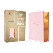 The Jesus Bible, ESV Edition, Leathersoft Over Board, Pink Sixty-Six Books. One Story. All about One Name., Hardcover