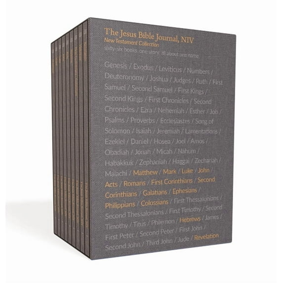The Jesus Bible Journal, New Testament Collection, Boxed Set (9-Volume), Niv, Paperback, Comfort Print, (Paperback)