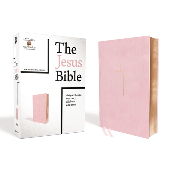 The Jesus Bible, NIV Edition, Imitation Leather, Pink, (Hardcover)