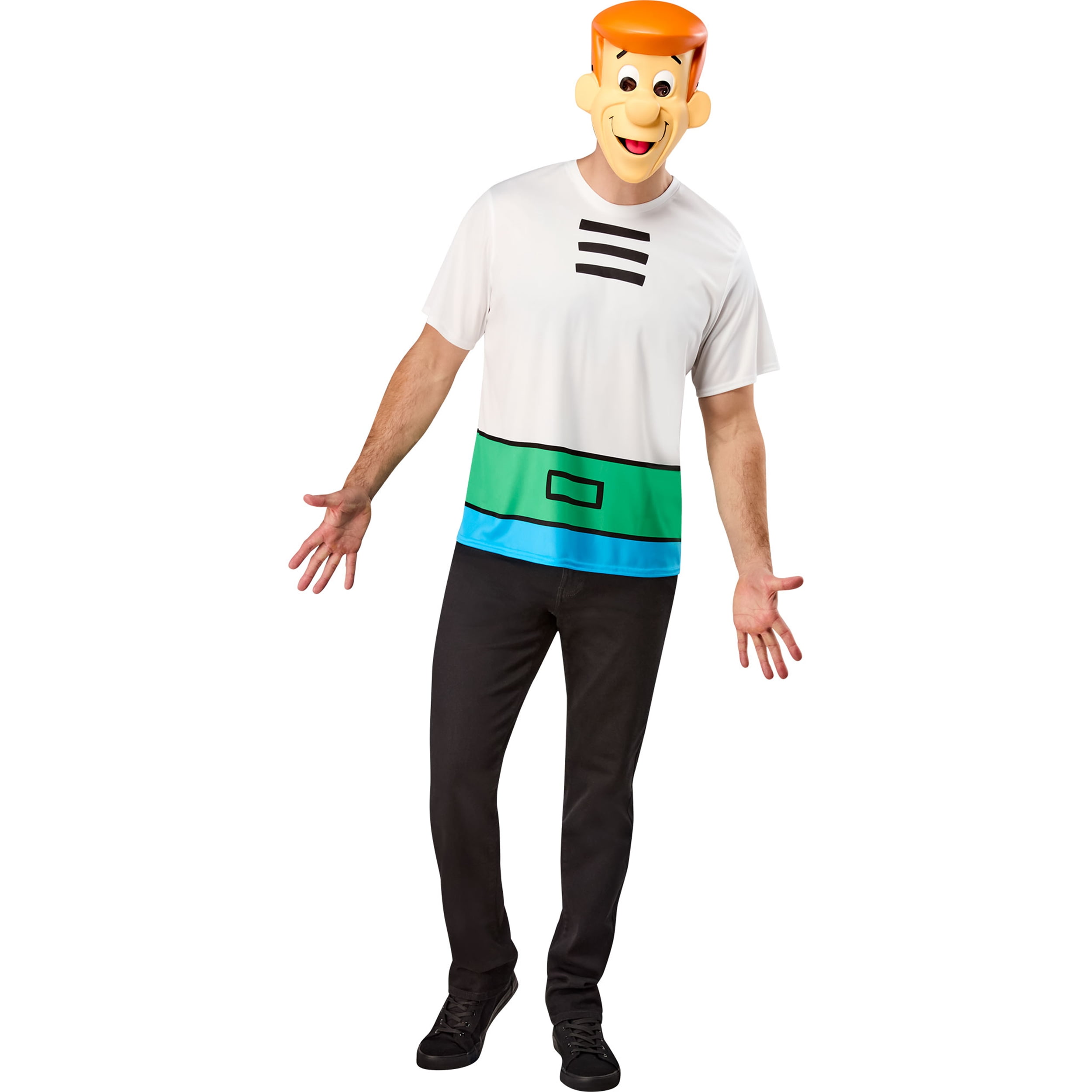 The Jetsons George Jetson Ben Cooper Costume Set for Adults by Rubies, Men's One Size