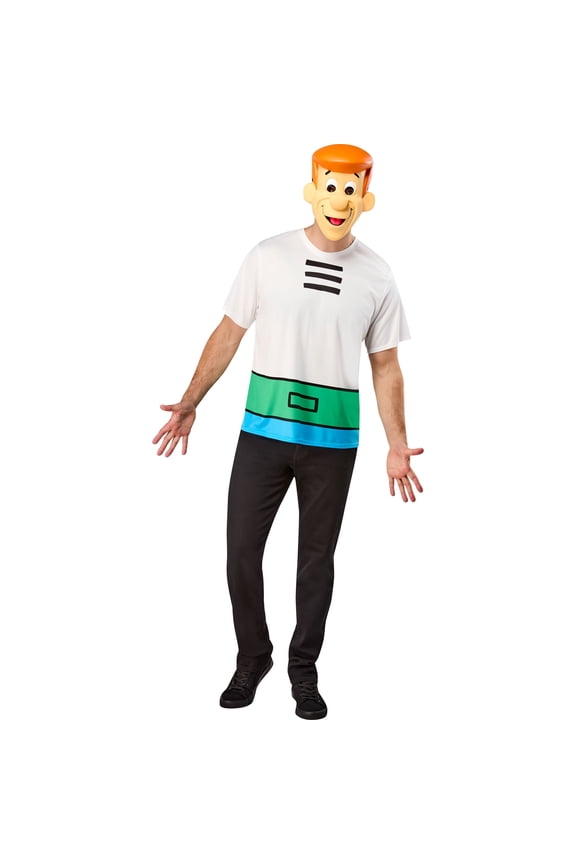 The Jetsons George Jetson Ben Cooper Costume Set for Adults by Rubies, Men's One Size