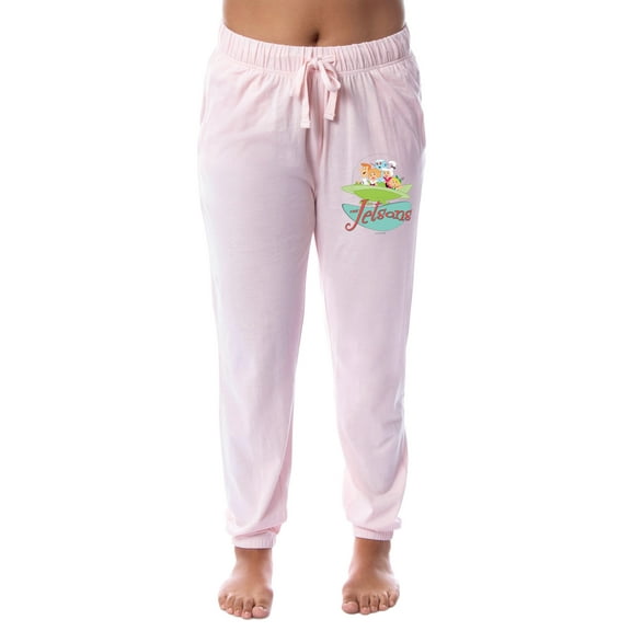 The Jetsons Women's Characters Family Logo Sleep Jogger Pajama Pants