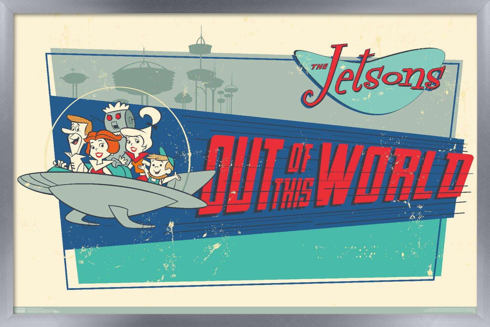 The Jetsons - World Wall Poster, 22.375" x 34", Framed