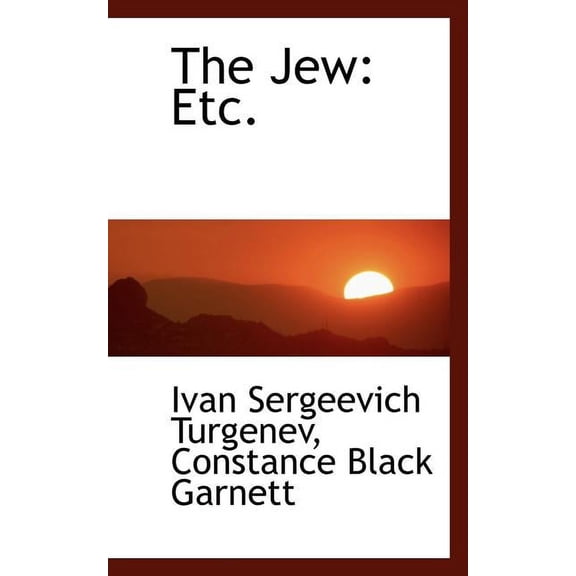 The Jew: Etc., (Paperback)