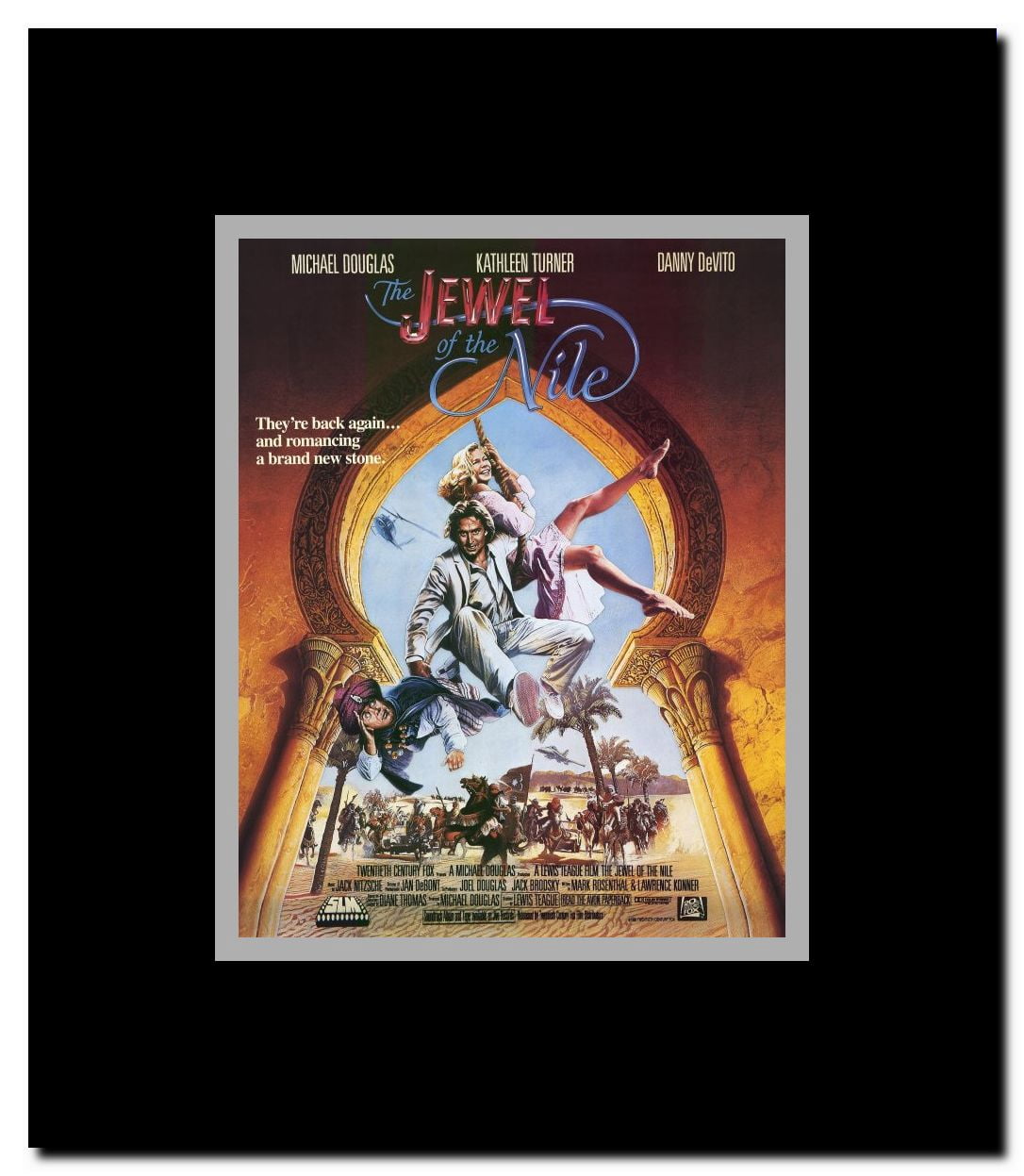 The Jewel of the Nile Framed Movie Poster