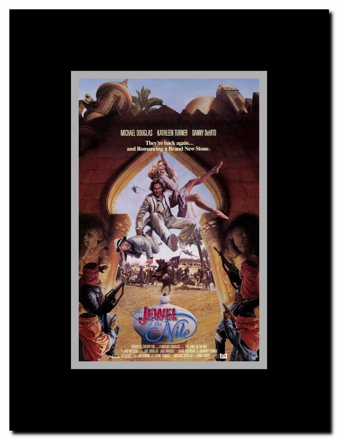 The Jewel of the Nile Framed Movie Poster
