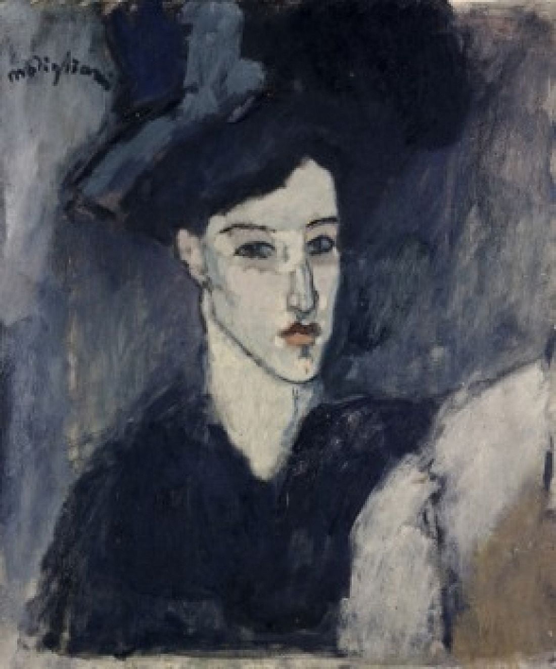 The Jewess 1908 Amedeo Modigliani (1884-1920 Italian) Oil on canvas Canvas Art - Amedeo Modigliani (18 x 24)