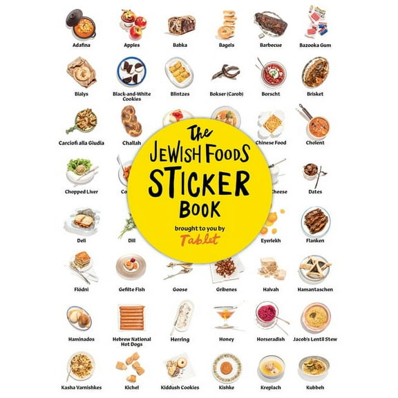 The Jewish Foods Sticker Book (Paperback)