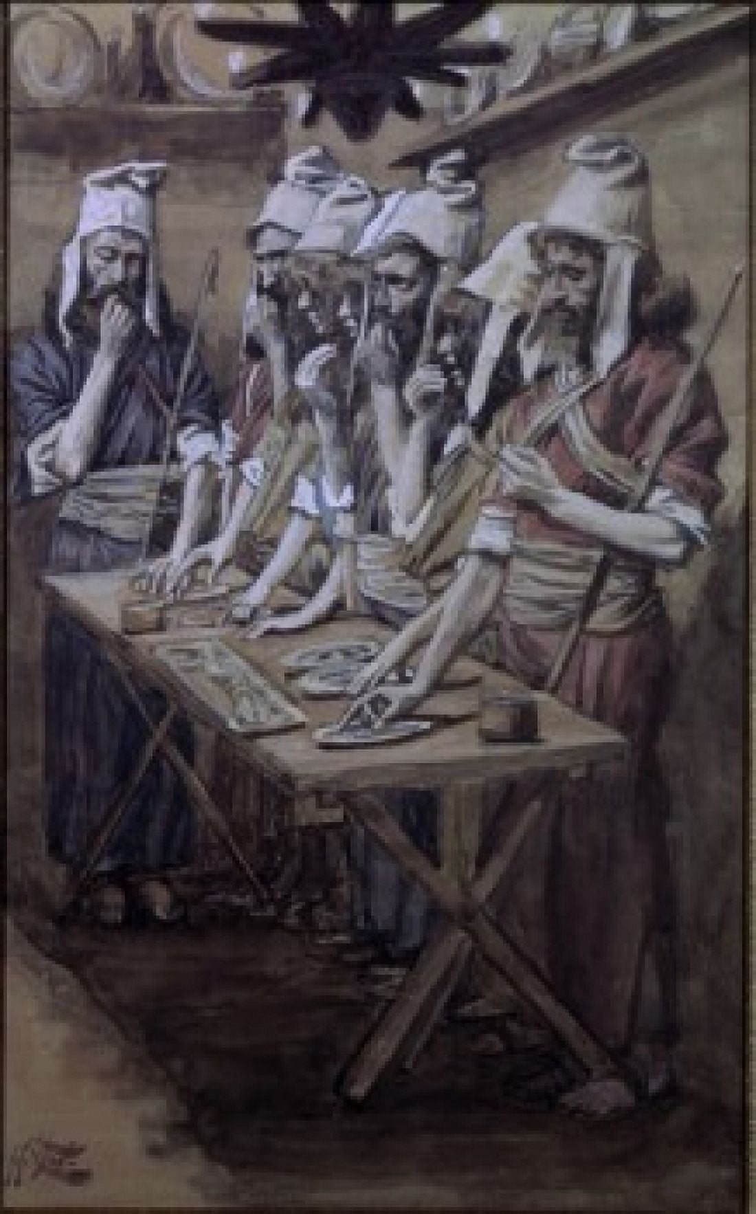 The Jews Passover James J Tissot (1836-1902 French) Jewish Museum New York Canvas Art - James Tissot (18 x 24)