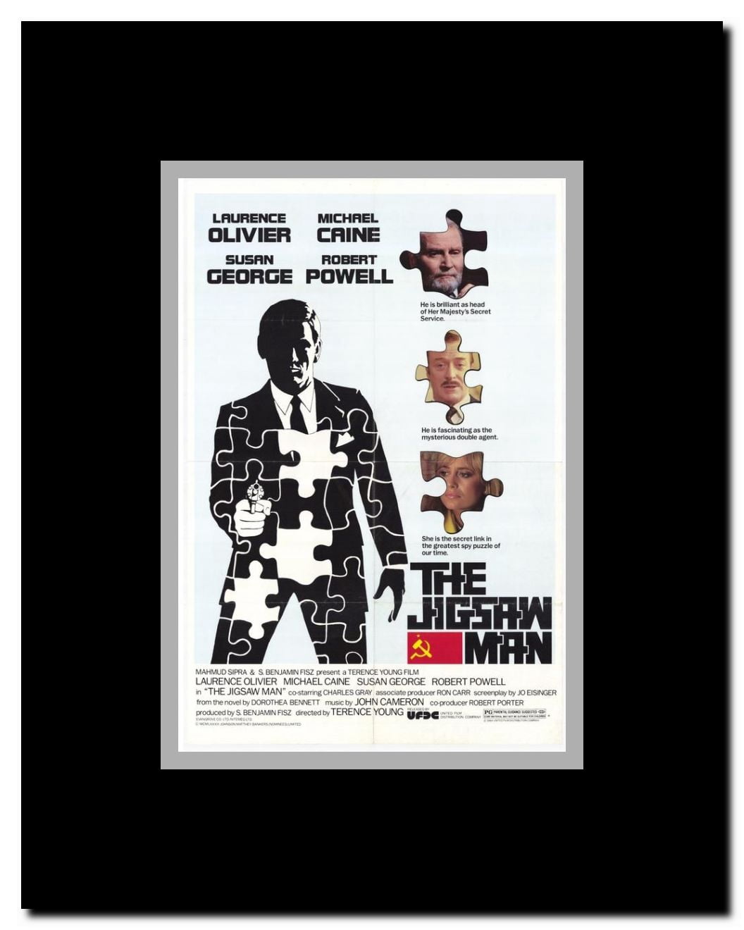 The Jigsaw Man Framed Movie Poster