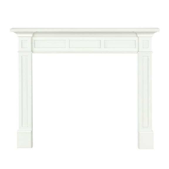 The Jim 48" Fireplace Mantel MDF White Paint